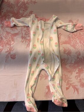 Beaufort Bonnet Baby Floral Footie 3-6 months